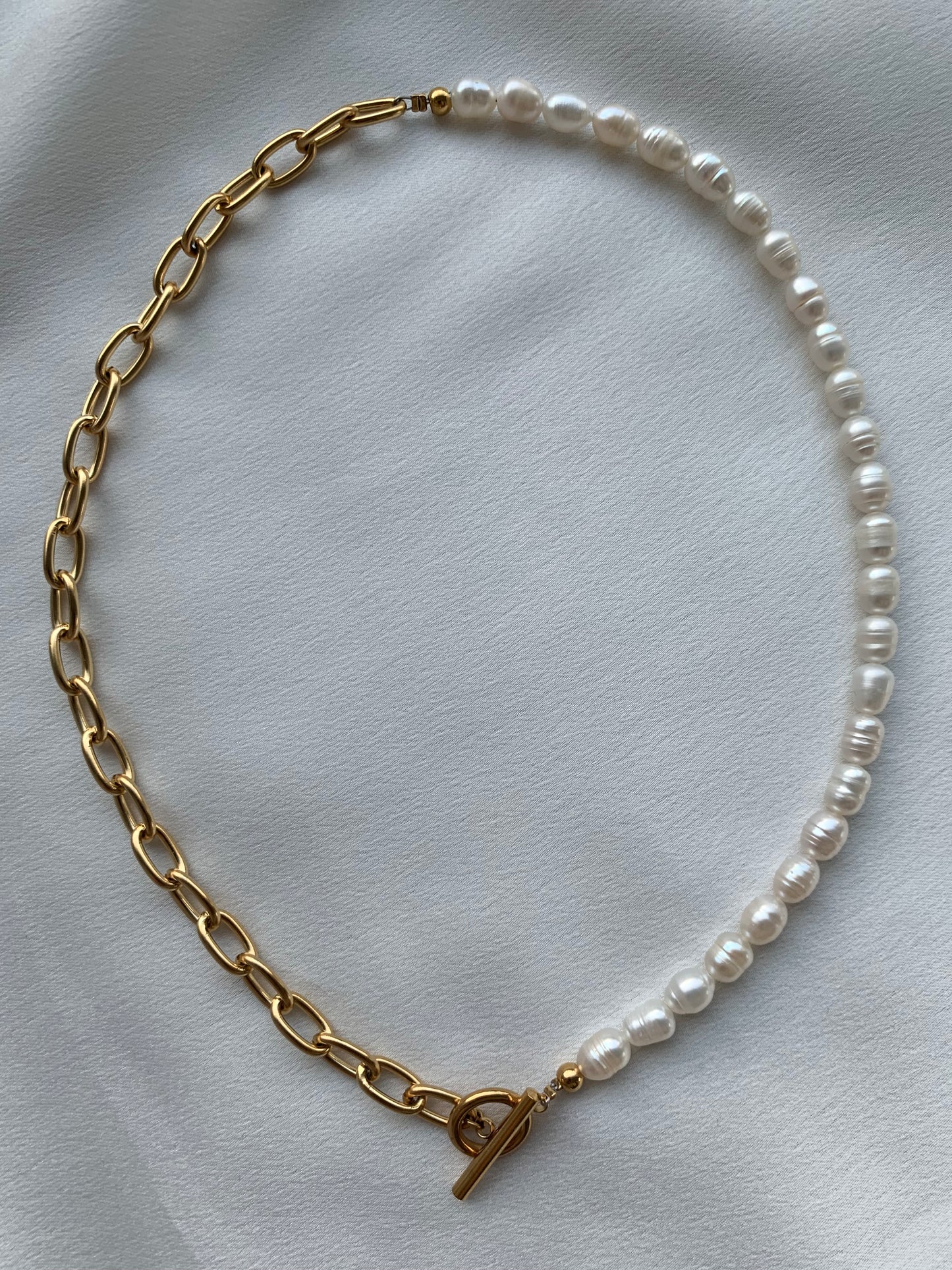 MINA Perlenkette - Gold